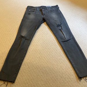 AG The Legging Ankle skinny ripped Jean